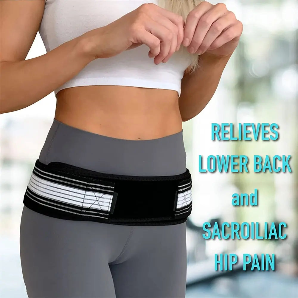 Lumbar support belt for sciatica