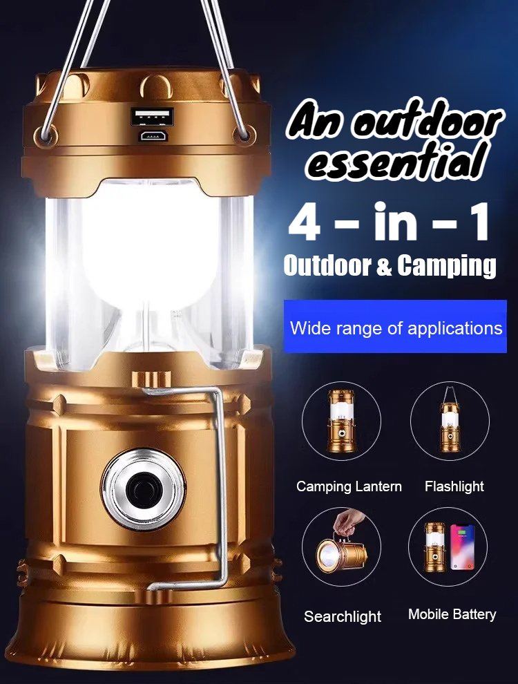 Waterproof Multifunctional Solar Light. Never runs out of power. Lasts three times longer than traditional solar lights, with a battery life of up to 1810 hours.