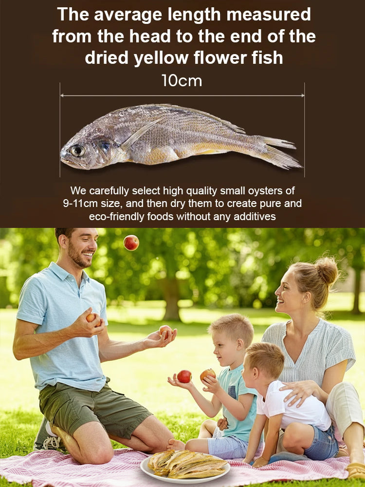 🔥【Goldfish Crisps: Crunch Beyond Chips】Crispy Fried Yellow Croaker, Ready-to-Eat Dried Fish.