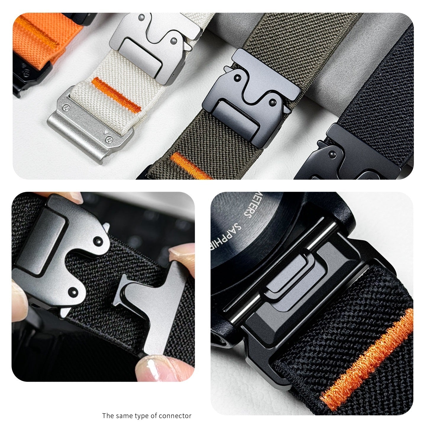 Stretch Sport Nylon Band For Garmin