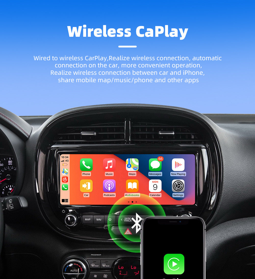 Mini Cube 3.0 Adattatore Wireless per CarPlay e Android Auto