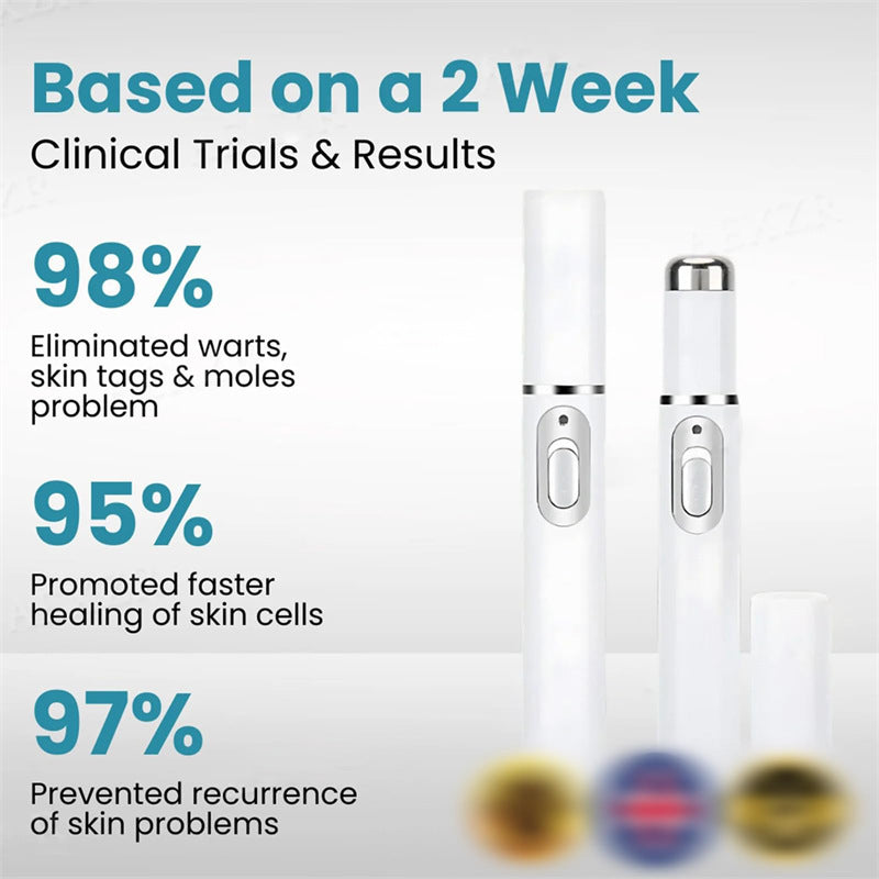 Blue laser pen for stain removal