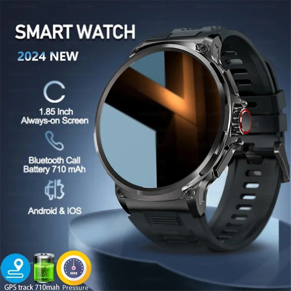 V69 Smartwatch with 1.85-inch Bluetooth Calling Screen