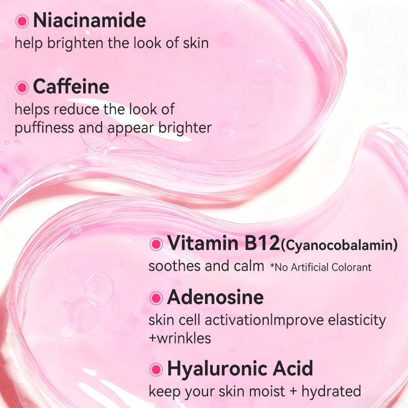 Peptide and Collagen Hydrogel Under-Eye Patches