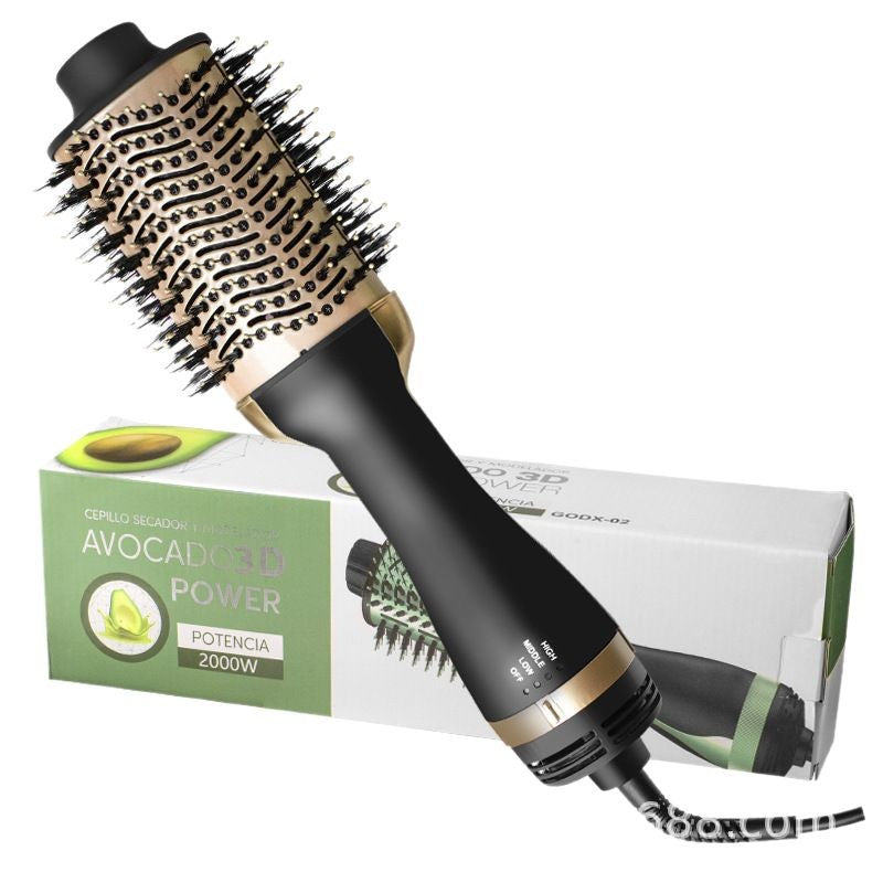 Volumizing hair dryer brush