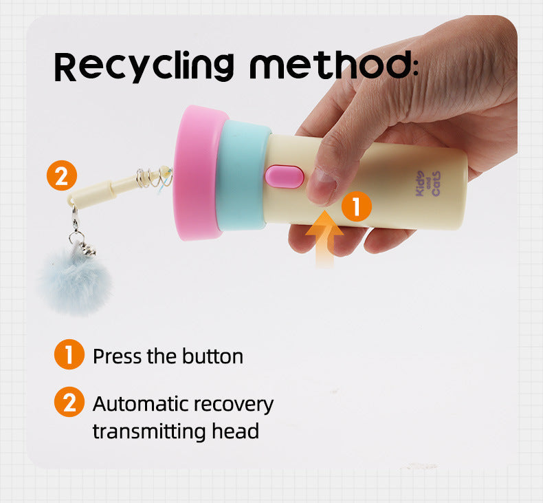 Electric Fishing Style Cat Teaser Toy