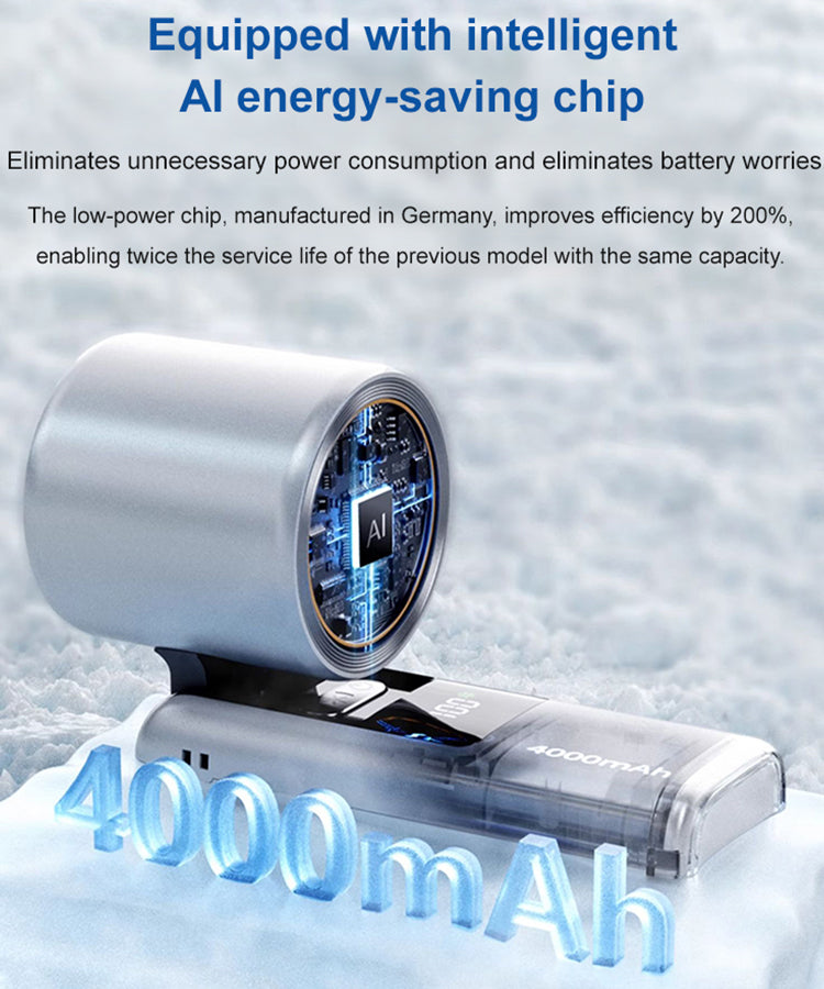 Experience air conditioner-like comfort at any moment ✨ Don't let the heat ruin your summer. With this, stop sweating in three seconds and be enveloped by an icy breeze in just ten seconds. ✨