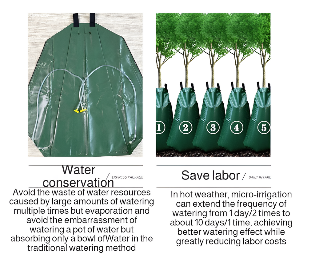 Watering Tree Bag 20 Gallon Watering Bag Reusable Slow Release Premium PVC Thickened Irrigation Bag