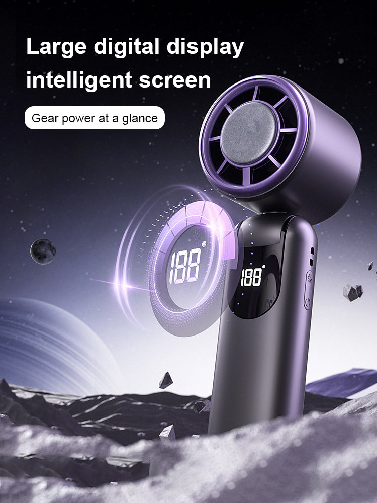 Experience sweat control in just three seconds and feel enveloped by an icy breeze in ten seconds. 🌟 Equipped with the same brushless motor technology used by NASA, enjoy the comfort of a personal air conditioner no matter where you are. 🌟
