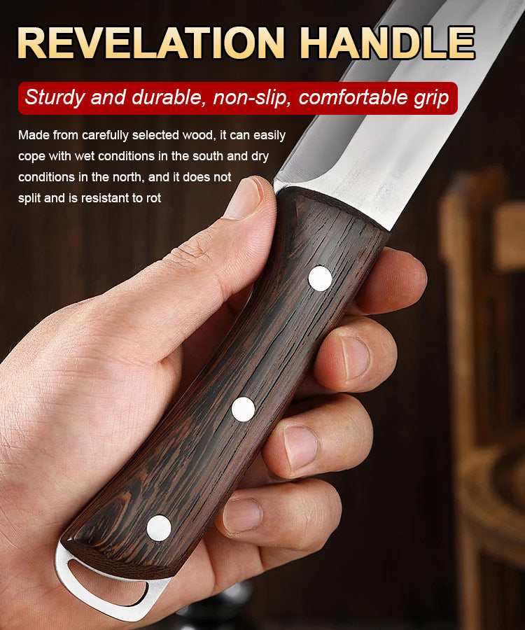 🔥【Sold 31,800 units in 3 days】Hand forged meat knife cuts meat like tofu.