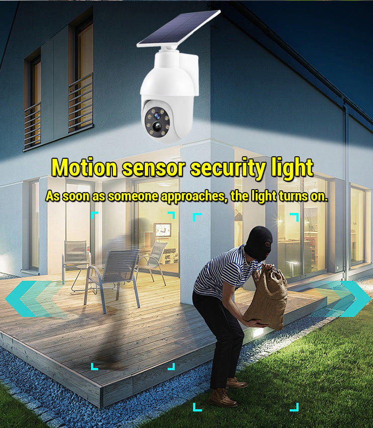 It can monitor your yard for a lifetime✨ without the need for a power source or internet connection, and it can still operate for an entire day even during a power outage💫