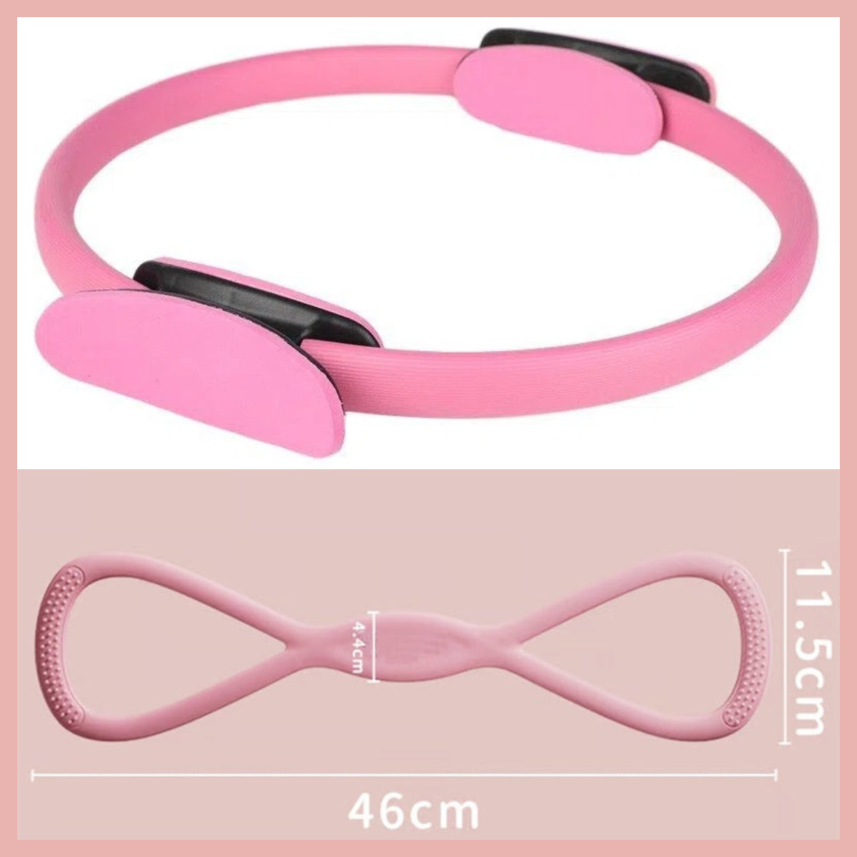 💪🌸 Shape, strengthen, improve posture – the all-in-one Pilates ring for every level! 🌿✨ Sustainable & effective for home use.