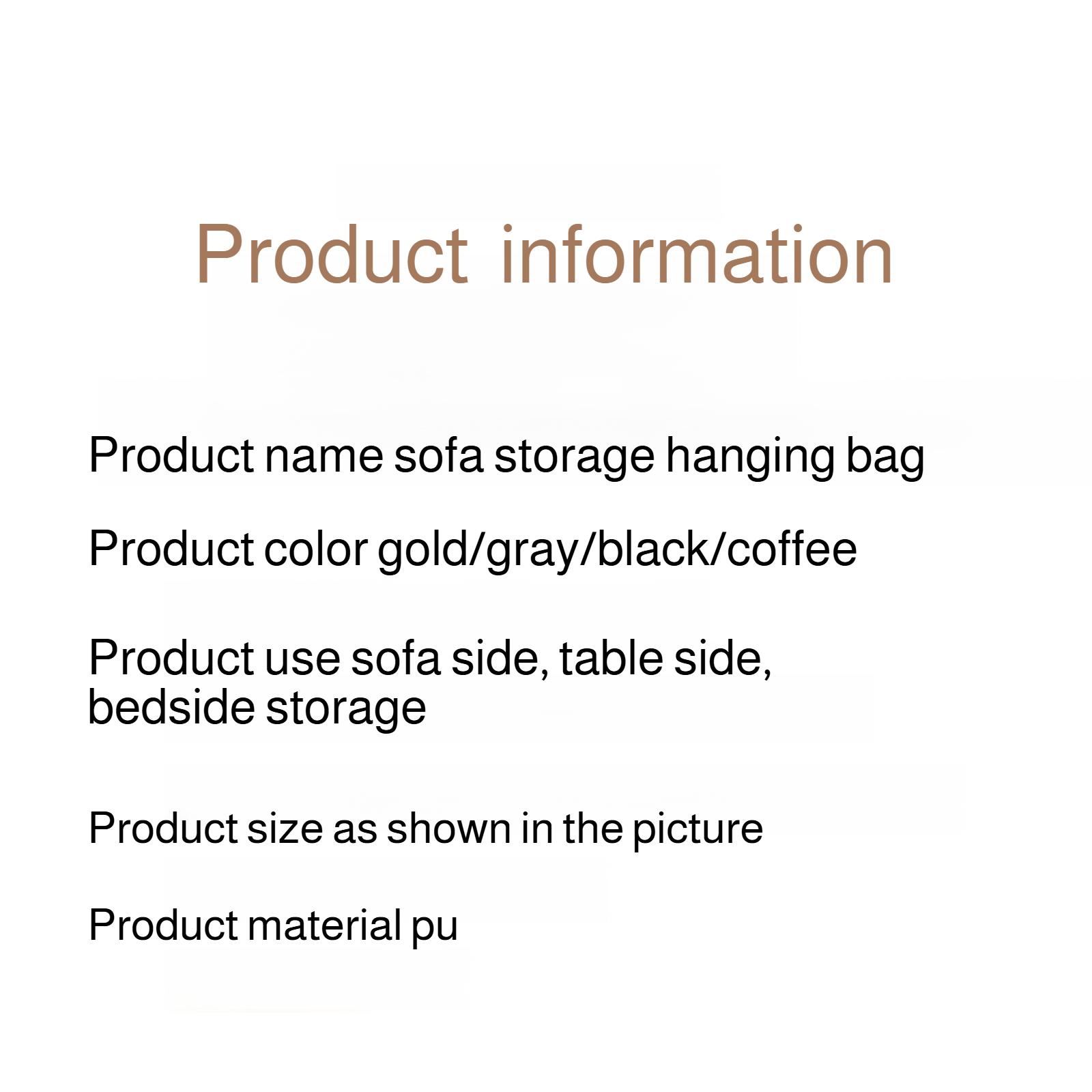 Waterproof and Non-Slip Sofa Organizer