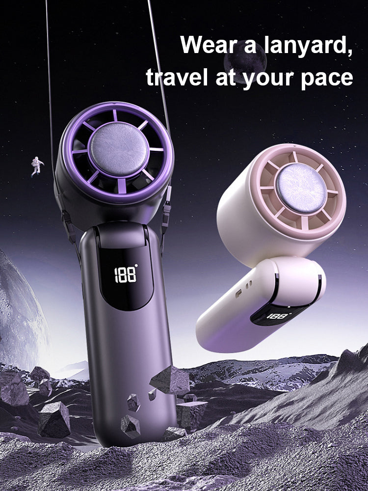 Experience sweat control in just three seconds and feel enveloped by an icy breeze in ten seconds. 🌟 Equipped with the same brushless motor technology used by NASA, enjoy the comfort of a personal air conditioner no matter where you are. 🌟