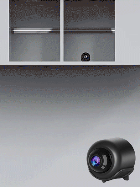 🔥【4K Ultra HD Resolution】Adhesive, installation-free home security camera.