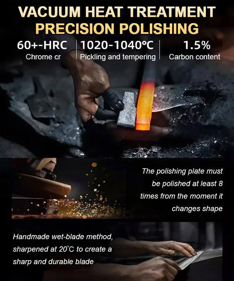 🔥【Sold 31,800 units in 3 days】Hand forged meat knife cuts meat like tofu.