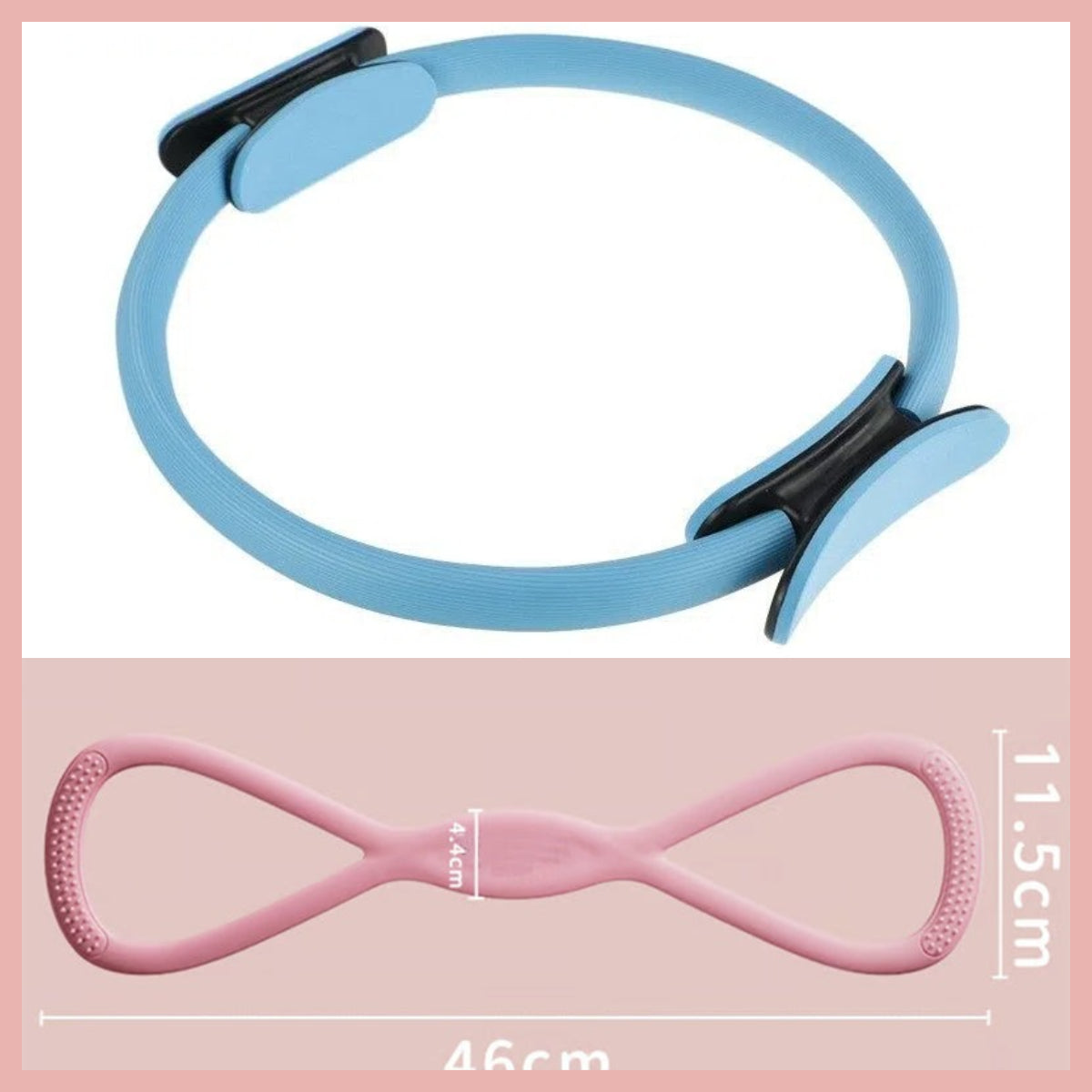 💪🌸 Shape, strengthen, improve posture – the all-in-one Pilates ring for every level! 🌿✨ Sustainable & effective for home use.