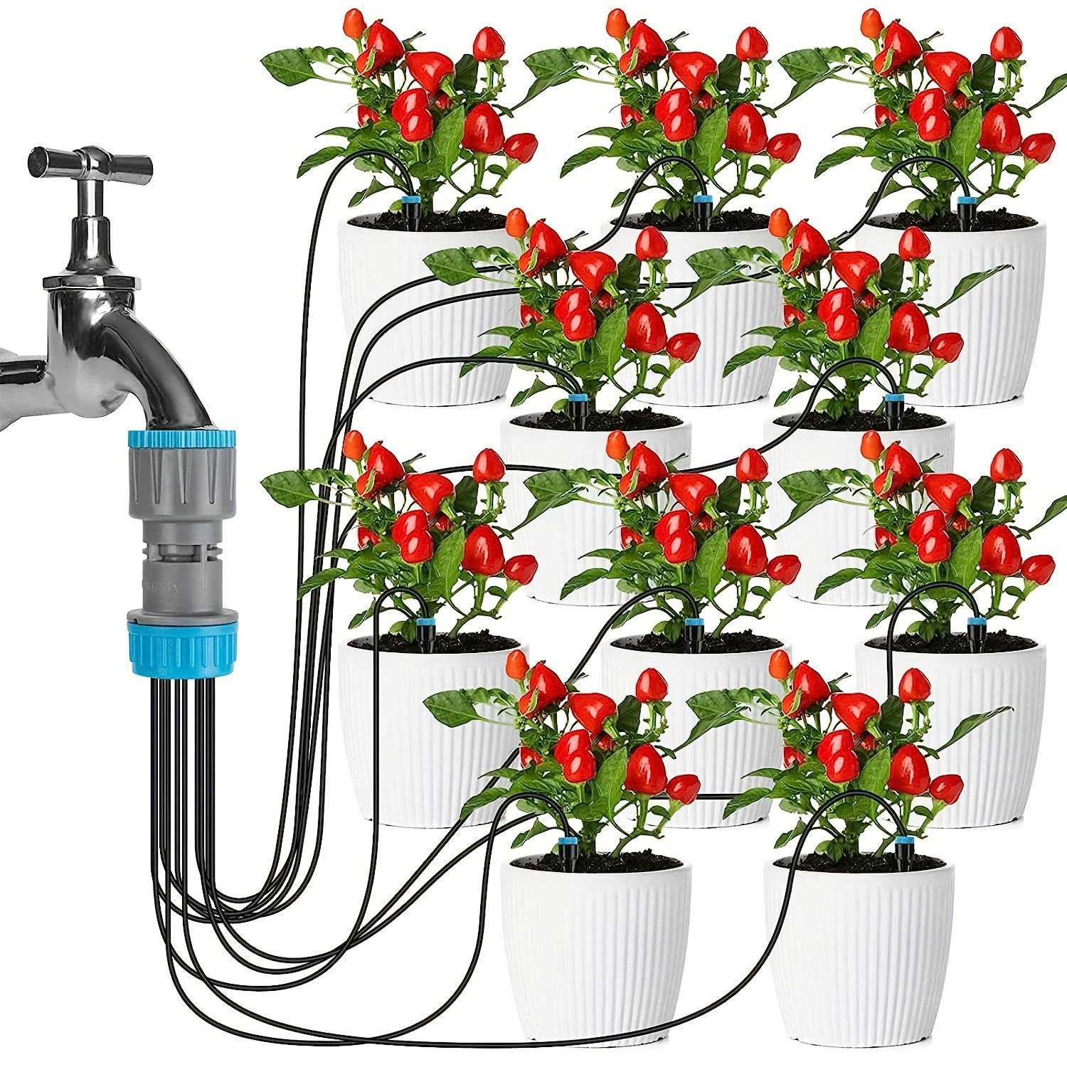 10-head drip kit watering device lazy watering tool seepage business trip home drip irrigation succu