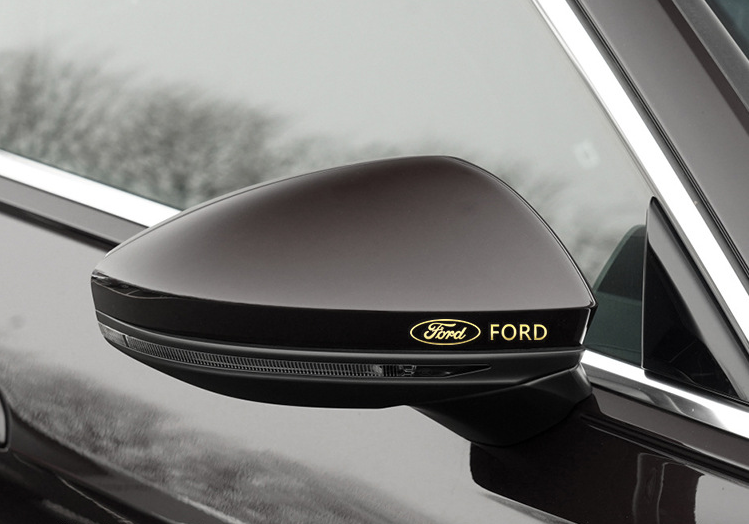 Metal Car Stickers - Pack of 4