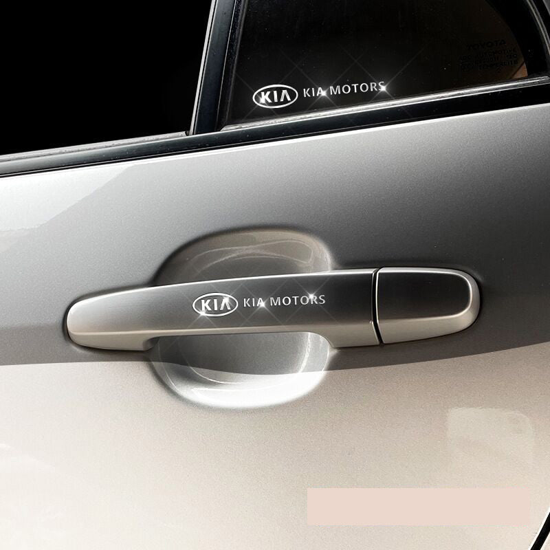 Metal Car Stickers - Pack of 4