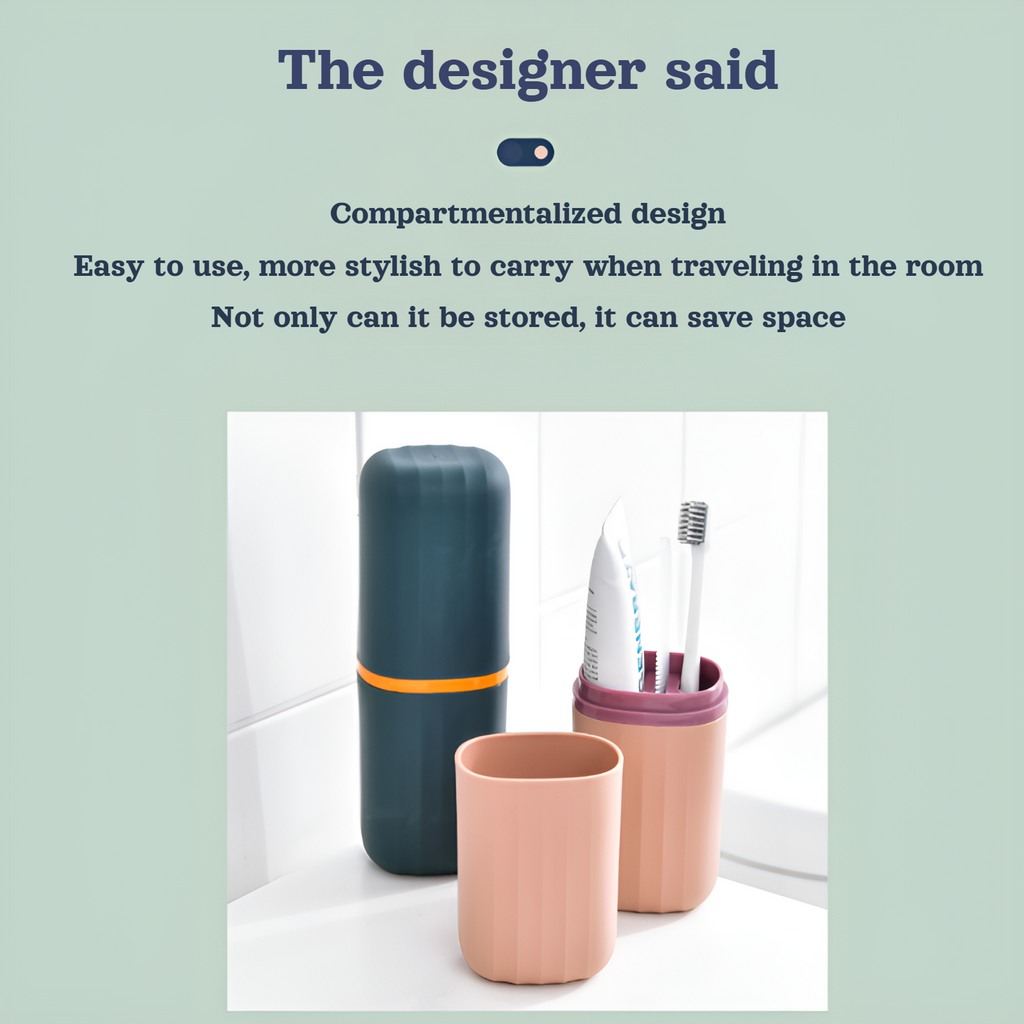 Travel mouthwash cup toothbrush box holiday travel portable toothbrush cup wash storage box plastic