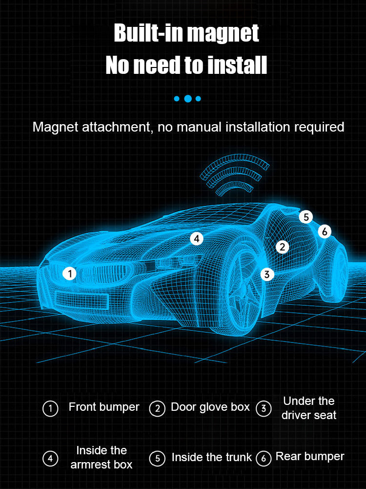 🔥【Anti-Loss Tracking Device】Features a recording function with storage for 180 days, accessible at any time.