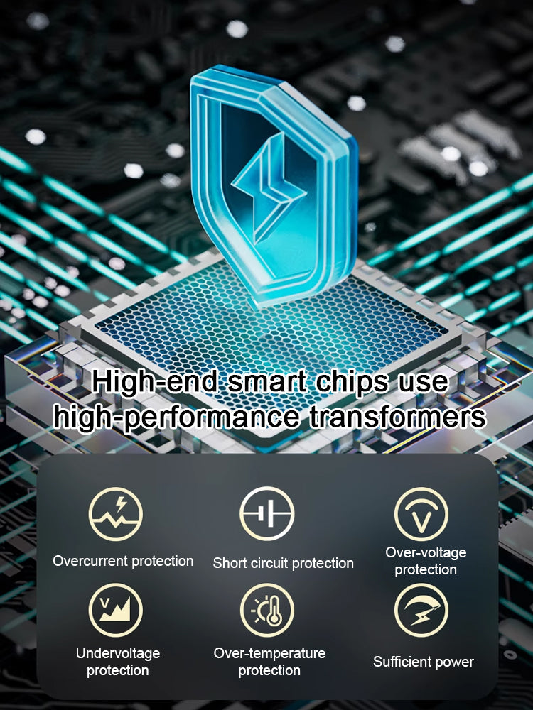 Pulse Current Technology✨ Simply plug it into the charging port for 3 minutes to automatically restore your battery, extending your phone's battery life by ten years ⚡