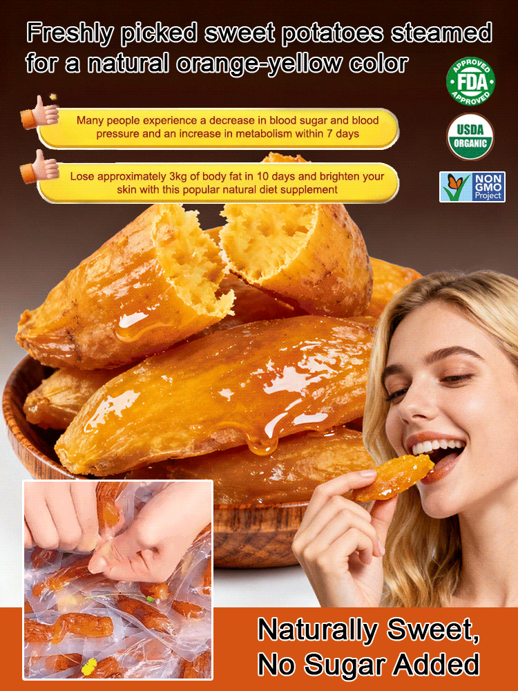 【Savor the Sweetness of Nature!】 Zero Sugar Double-Steamed Sweet Potato