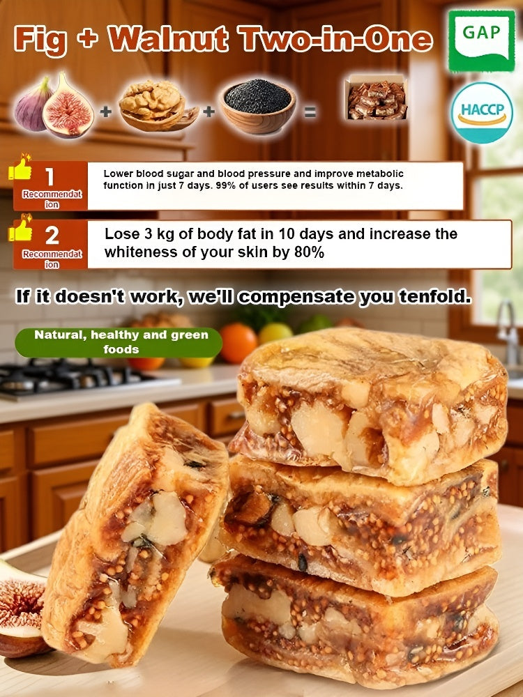 🔥【Sweet & Crunchy, No Guilt Snack】Black Sesame & Cranberry Fig Pastry