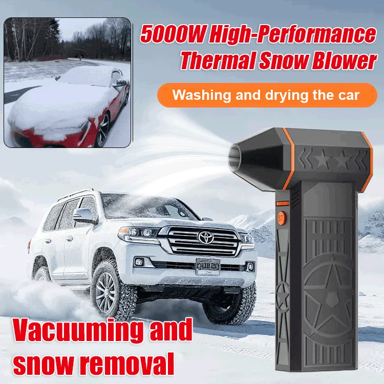 🔥【5000W High Power】Master Winter Cleanup with the Ultimate Snow Blower!