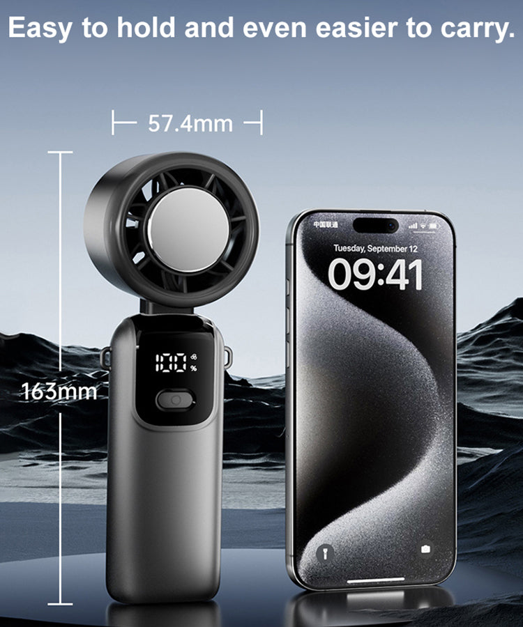 Experience air conditioner-like comfort at any moment ✨ Don't let the heat ruin your summer. With this, stop sweating in three seconds and be enveloped by an icy breeze in just ten seconds. ✨