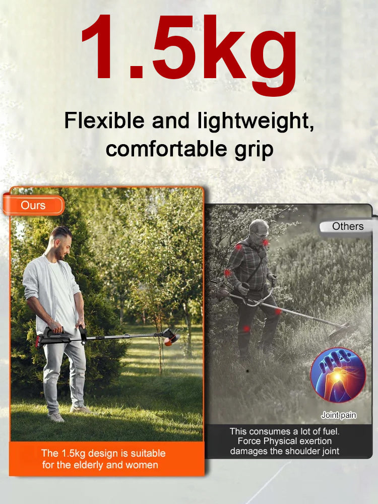 【Lightweight lithium battery garden lawn mower】50%OFF📢