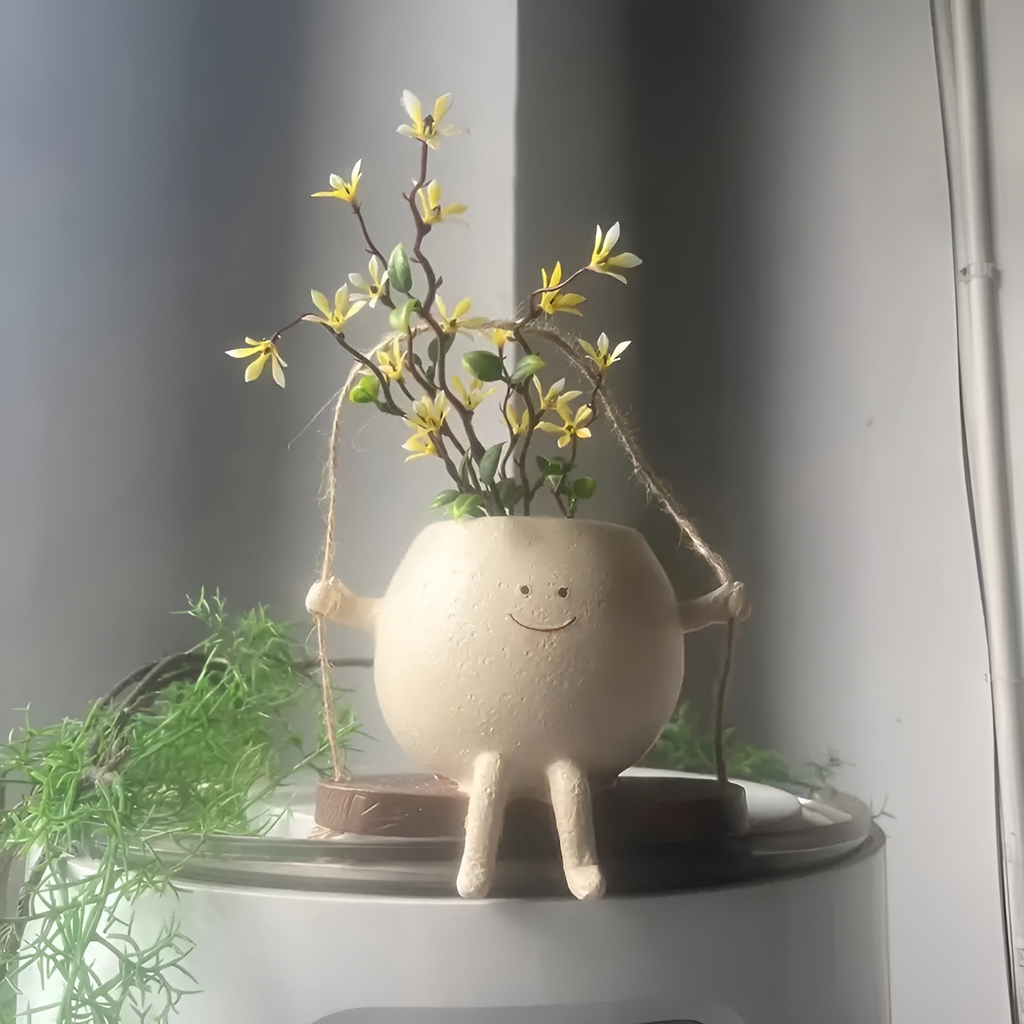 Cute Swing Jar Planter