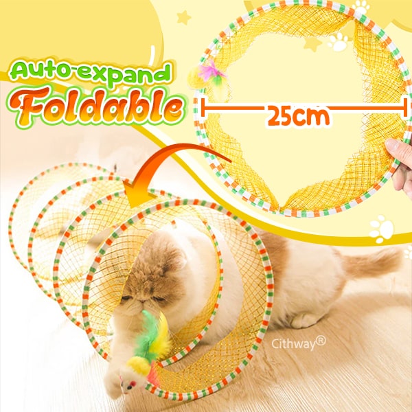 Self-play Cat Hunting Spiral Tunnel Toy