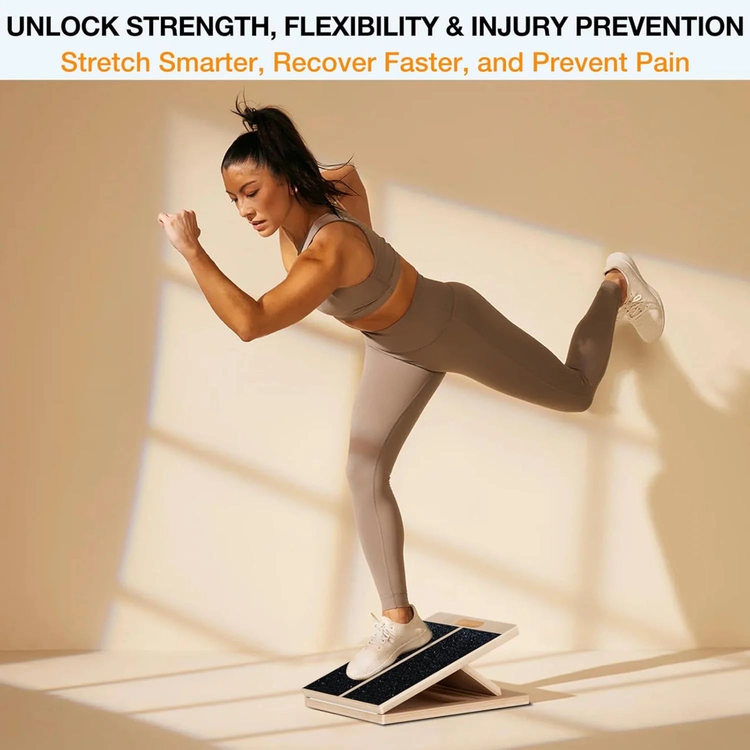 Portable Slant Board For Calf Stretching