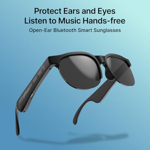 Smart Sunglasses Bluetooth Sunglasses with Built-in Speakers and Microphone