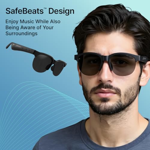Smart Sunglasses Bluetooth Sunglasses with Built-in Speakers and Microphone