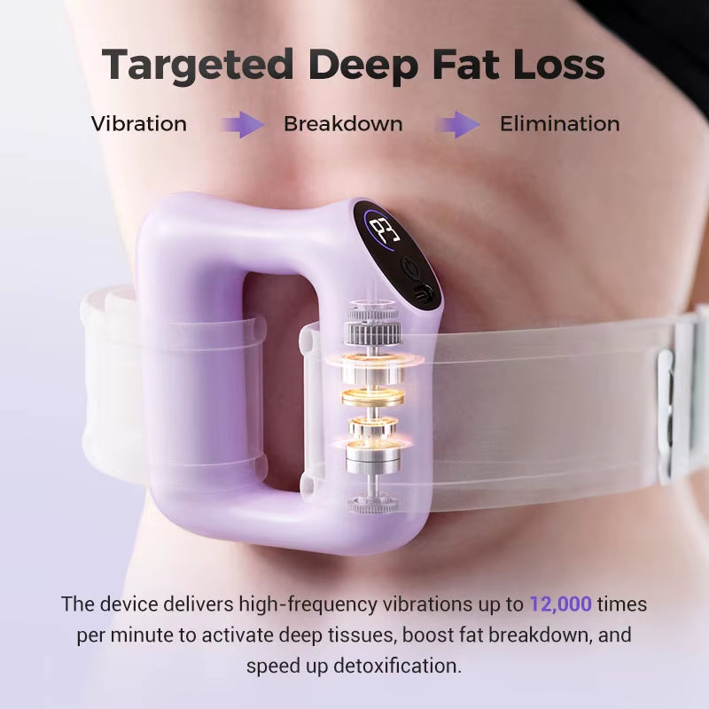 Multifunctional Full-Body Fascia Ring Exercise Vibration Fitness Massager For Fat Burning&Shaping Weight Loss Body Shaping