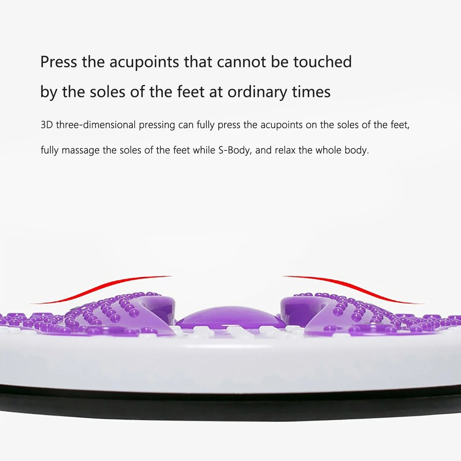 Fitness & Yoga Waist Twisting Disc Massage for Core Shaping with Pull Rope -Function Twister Board for Waist and Foot Massage