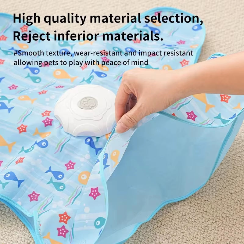 Electric Moving Feather Hideaway Cat Toy