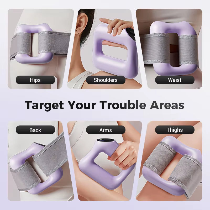 Multifunctional Full-Body Fascia Ring Exercise Vibration Fitness Massager For Fat Burning&Shaping Weight Loss Body Shaping