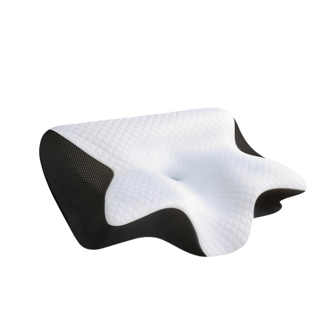 Memory Foam Orthopedic Neck and Back Pain Cervical Pillow with Pillow Case Included
