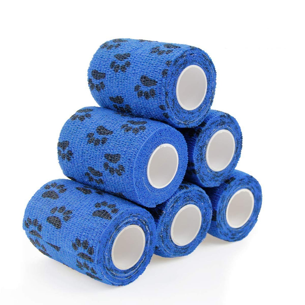 Wrap Cohesive Bandage – Self-Adhesive Dog Paw Wrap for No-Shoe Walks