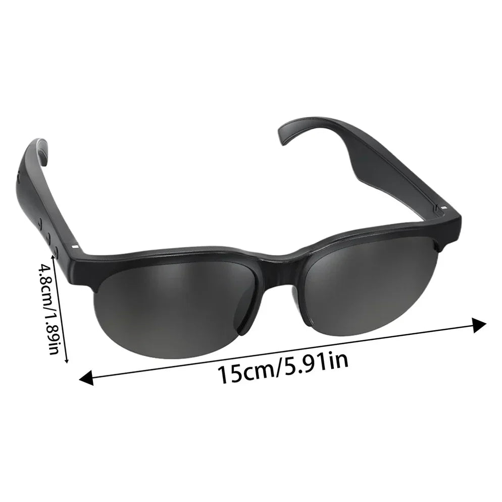 Smart Sunglasses Bluetooth Sunglasses with Built-in Speakers and Microphone