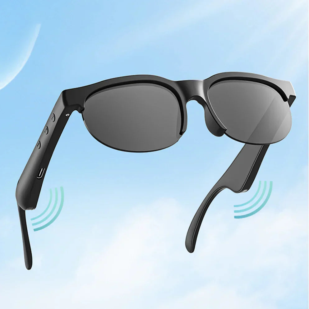 Smart Sunglasses Bluetooth Sunglasses with Built-in Speakers and Microphone