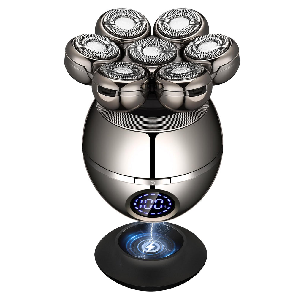 Rechargeable Wet/Dry Use Electric Razor Head &amp; Body Hair Shavers