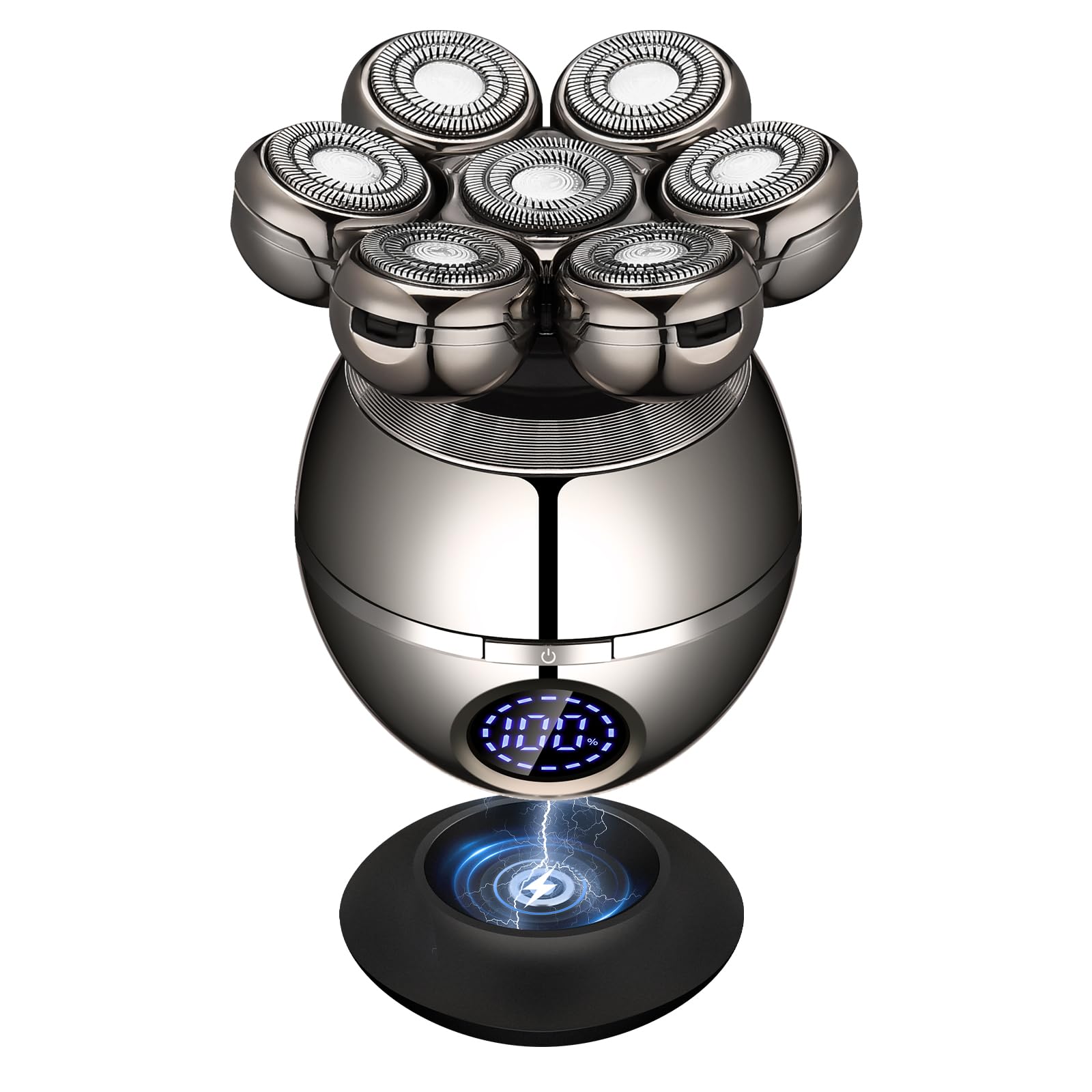 Rechargeable Wet/Dry Use Electric Razor Head &amp; Body Hair Shavers