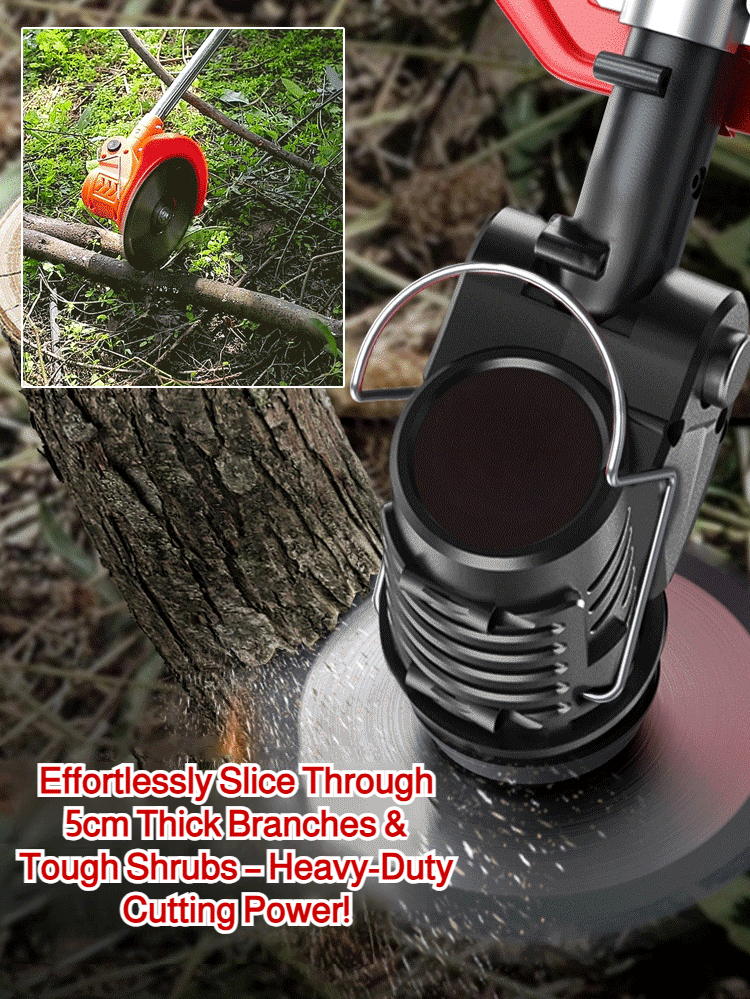 🔥【Portable lithium battery garden lawn mower】Make your yard's lawn look better and tidier.