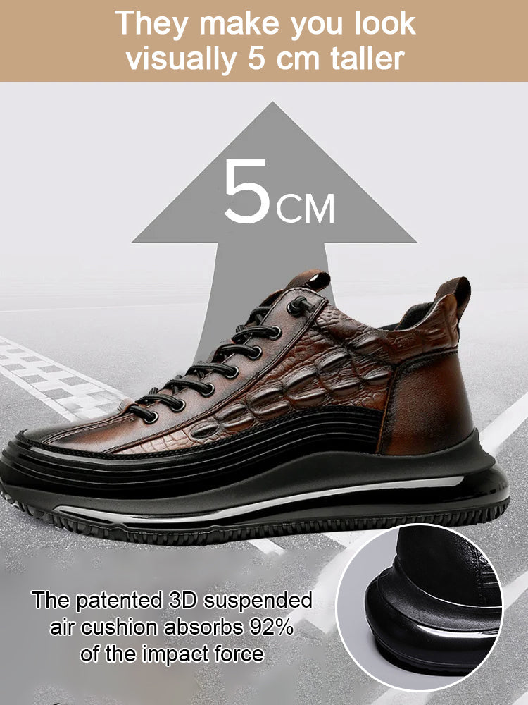 [Japanese Craftsmanship Heritage] Men’s Casual Shoes M ade of Imported Siamese Crocodile Skin✨