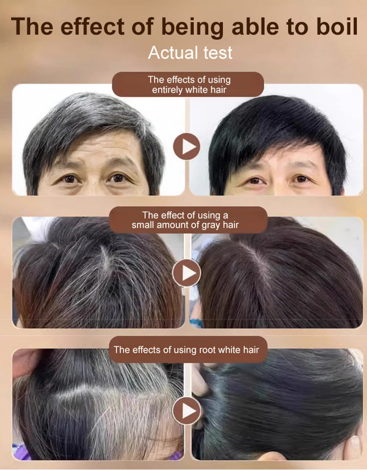 【Waterproof and sweat-proof hair dye stick】I bought one for my mom and now she looks years younger✨ She regrets not buying it sooner🎉